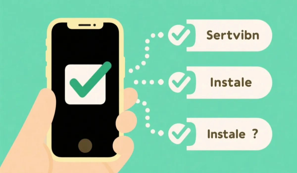 下载与安装流程示意图